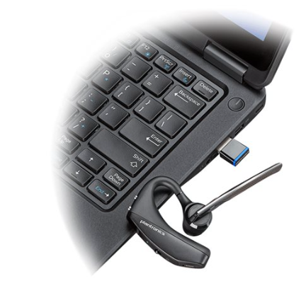 Auricular Bluetooth Poly Voyager 5200 UC – Cancelación de Ruido, Control por Voz, Compatible con PC y Móviles